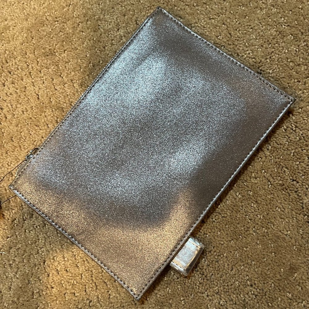 Sondra Roberts Dark Silver Wristlet